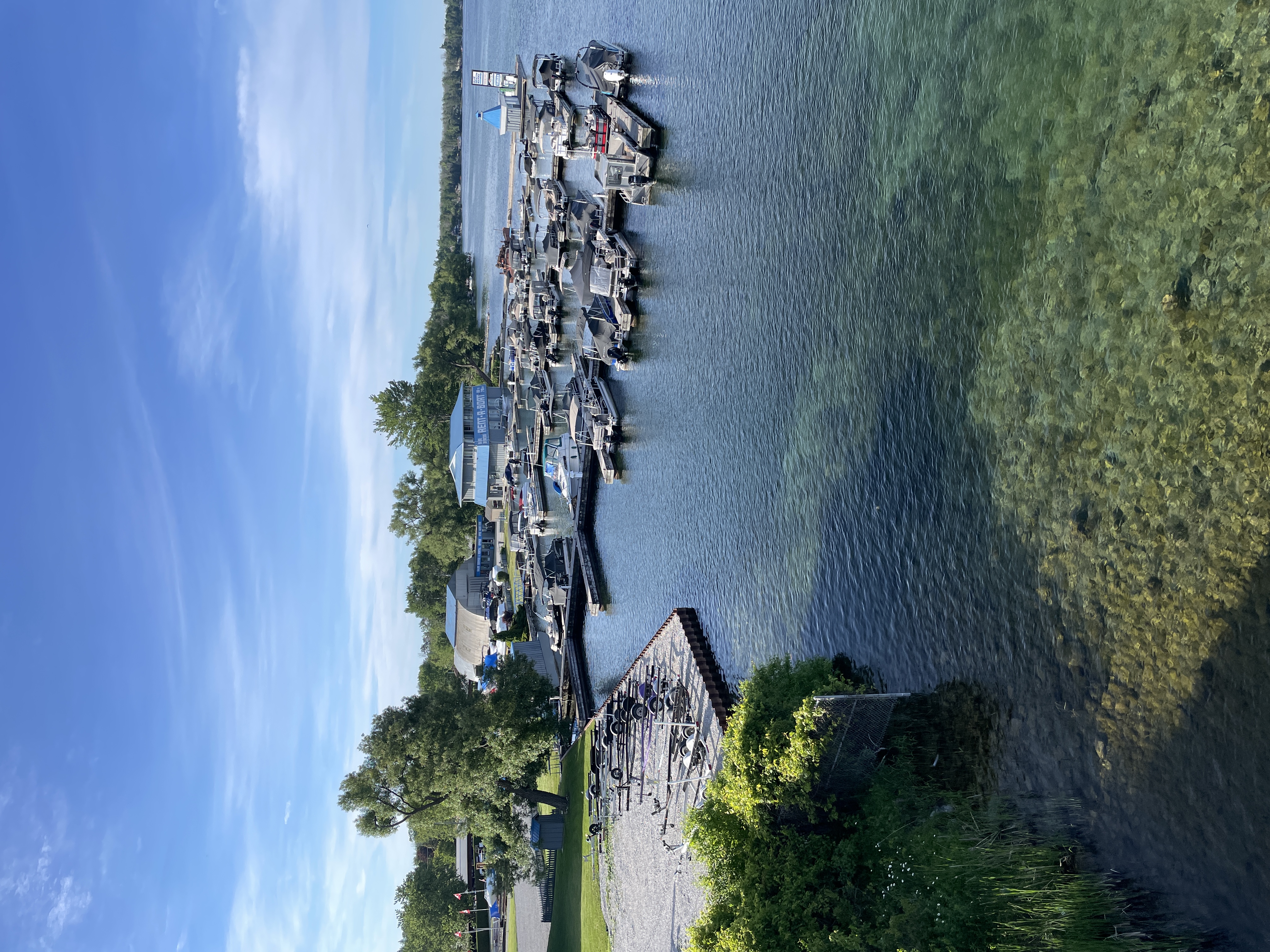 Blue Beacon Marina on Lake Couchiching